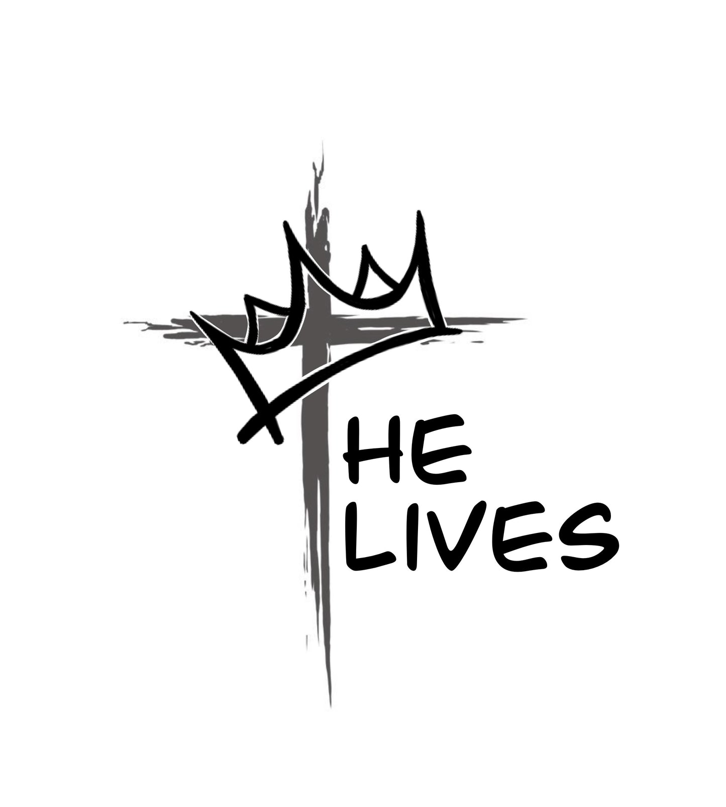 Tatuagem Fine Line He Lives