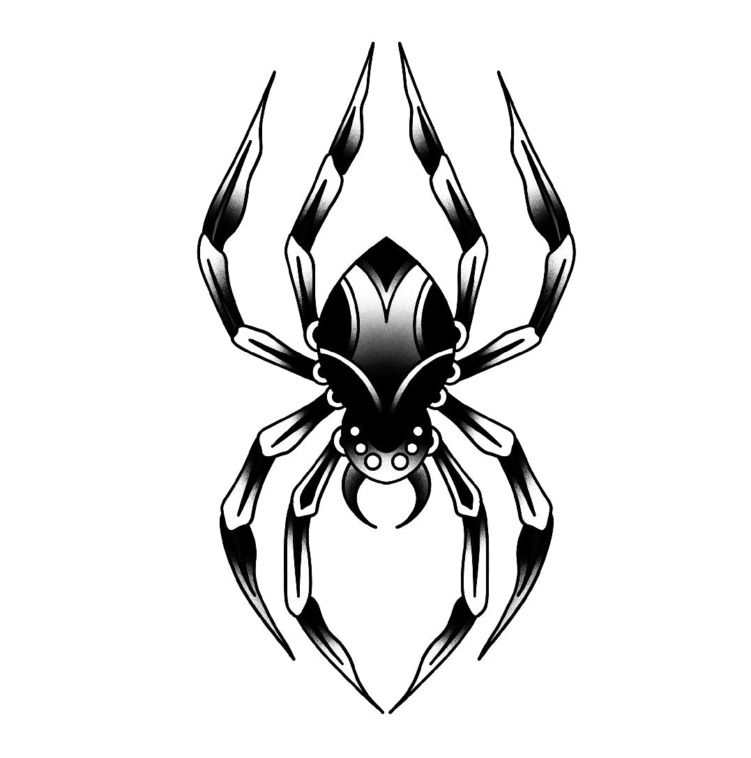Tatuagem Old School Aranha