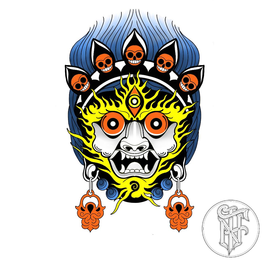 Tatuagem Oriental Mahakala