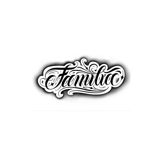 Tatuagem Lettering "Família"