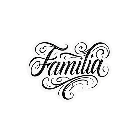 Tatuagem Lettering "Família"