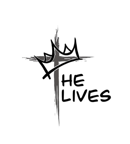 Tatuagem Fine Line He Lives