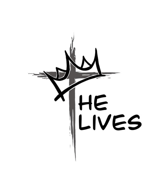 Tatuagem Fine Line He Lives