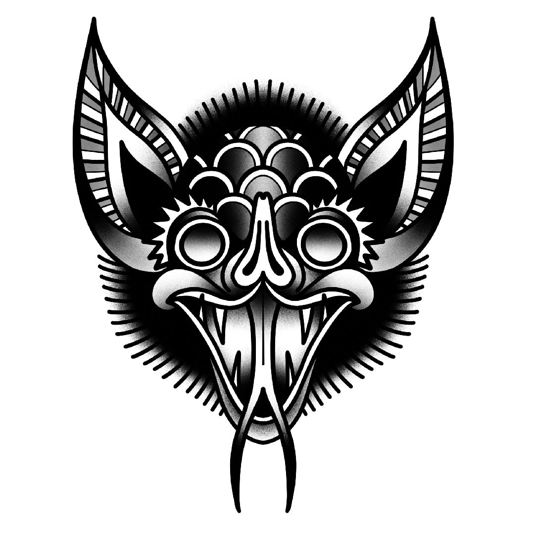Tatuagem Old School Morcego