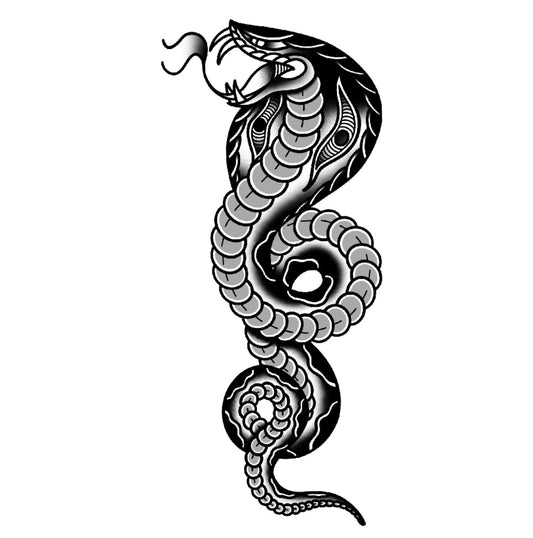 Tatuagem Old School Cobra