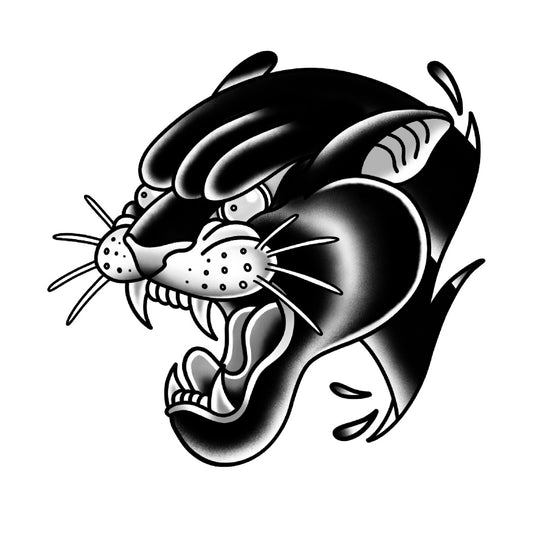 Tatuagem Old School Pantera