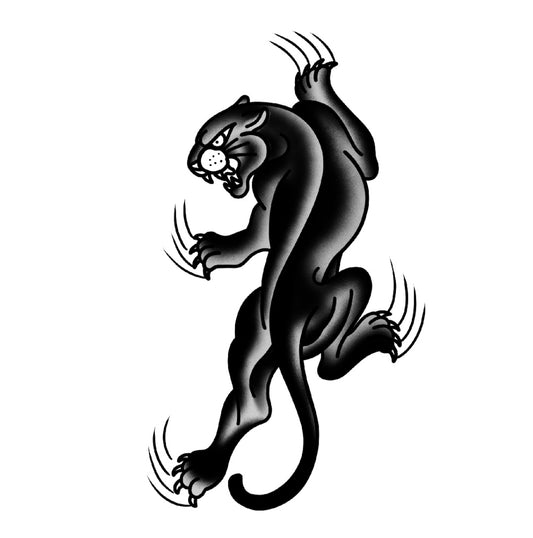 Tatuagem Old School Pantera