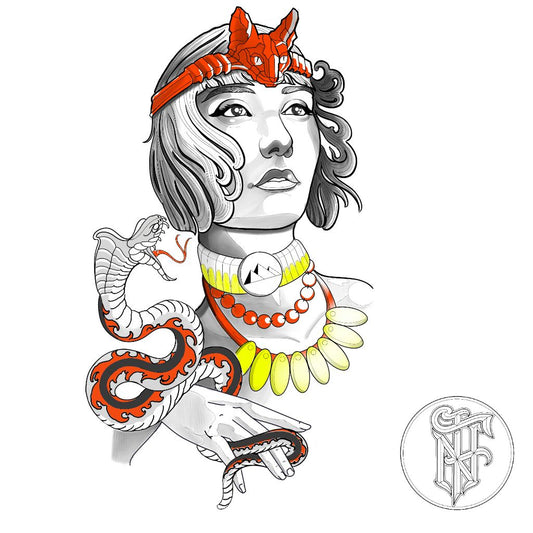 Tatuagem Colorida Cleópatra