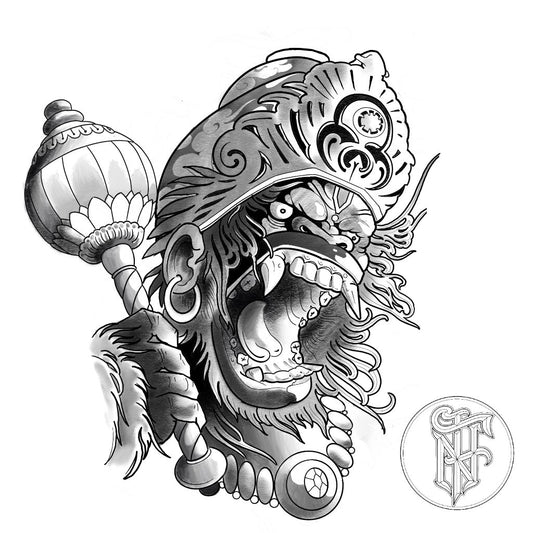 Tatuagem Oriental Hanuman