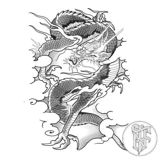 Tatuagem Oriental Dragão