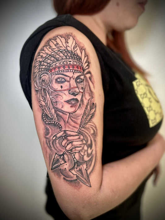 Tatuagem Black Work India