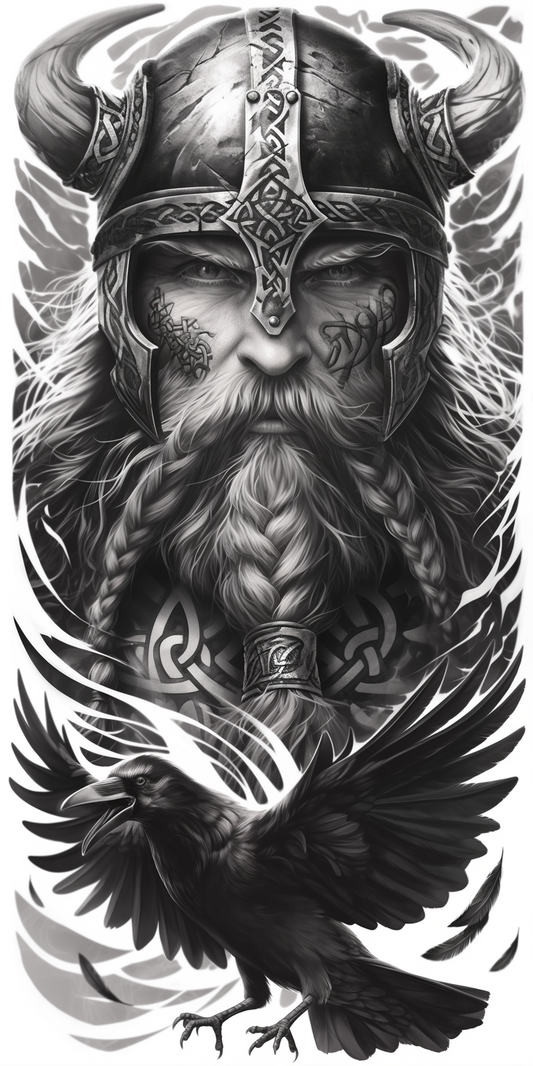 Tatuagem Realismo Black Viking #2