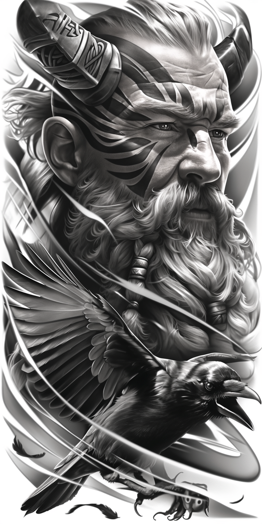 Tatuagem Realismo Black Viking #13
