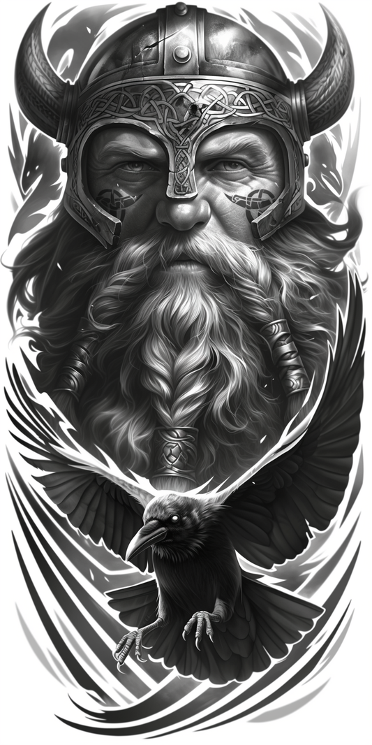 Tatuagem Realismo Black Viking #14