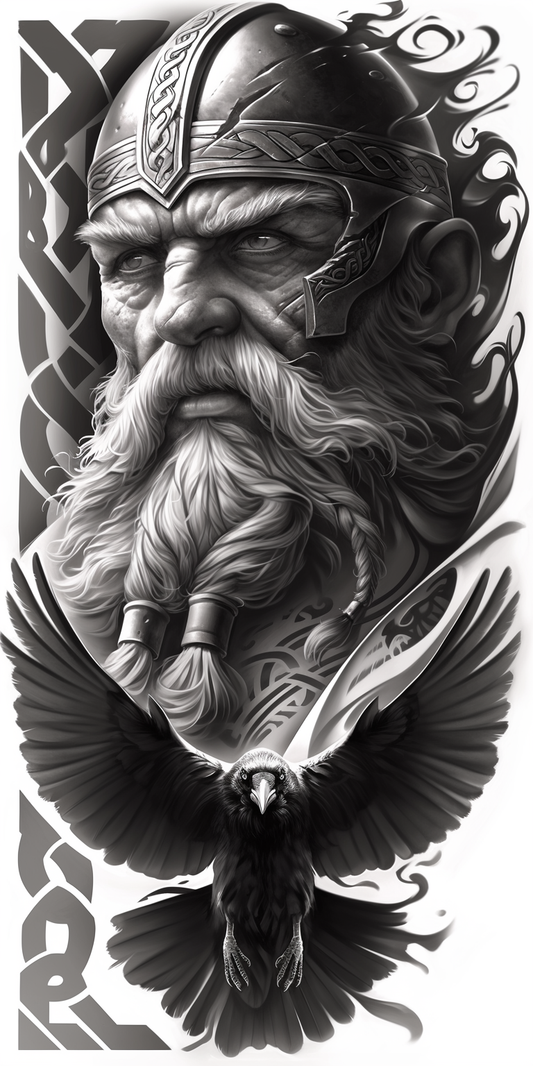 Tatuagem Realismo Black Viking #18
