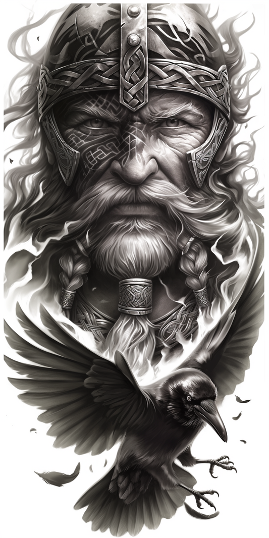 Tatuagem Realismo Black Viking #5