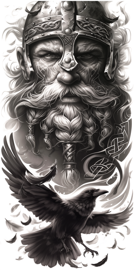 Tatuagem Realismo Black Viking #7