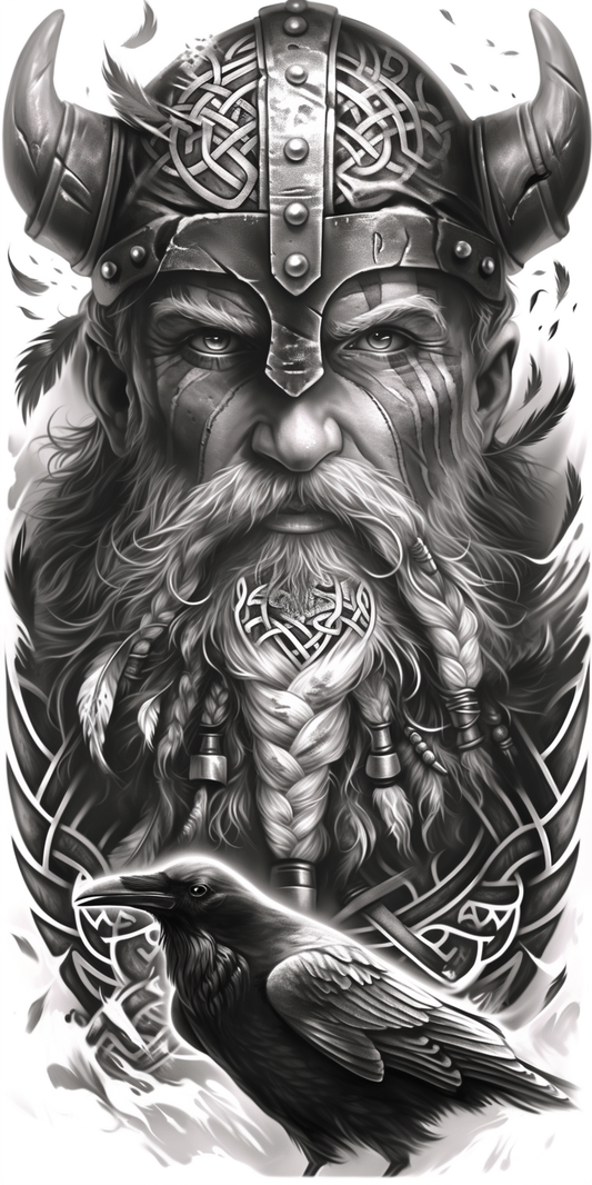 Tatuagem Realismo Black Viking #20