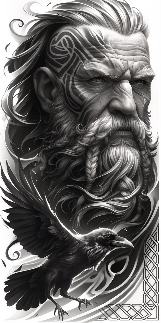 Tatuagem Realismo Black Viking #9