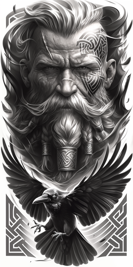 Tatuagem Realismo Black Viking #10