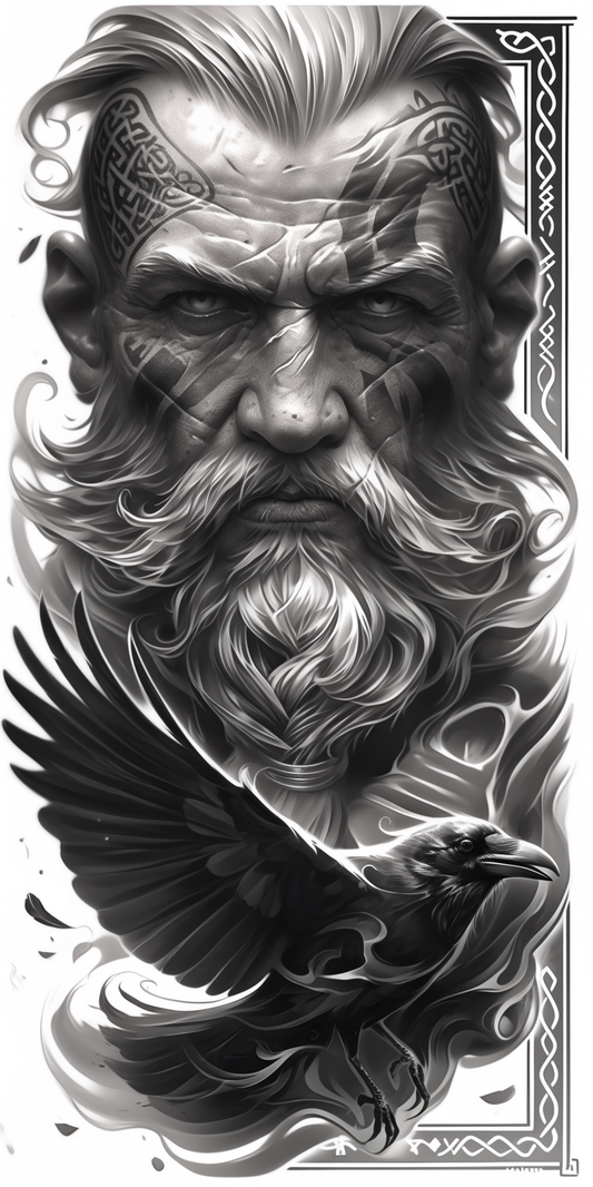 Tatuagem Realismo Black Viking #12