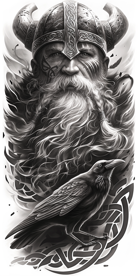 Tatuagem Realismo Black Viking #4