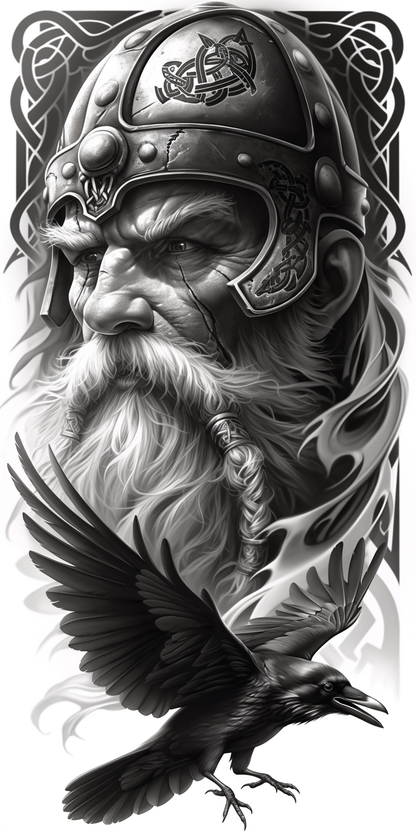 Tatuagem Realismo Black Viking #21