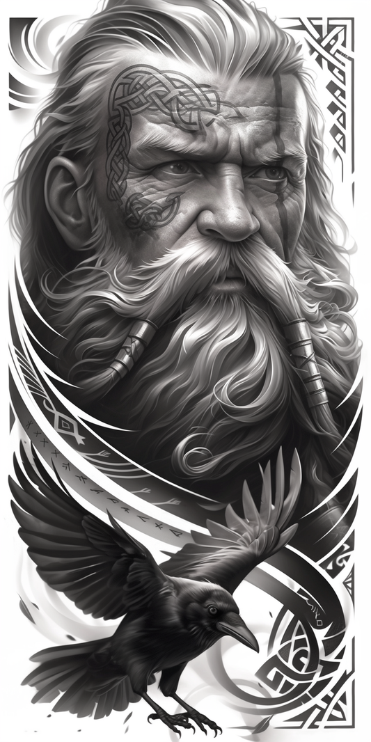 Tatuagem Realismo Black Viking #22