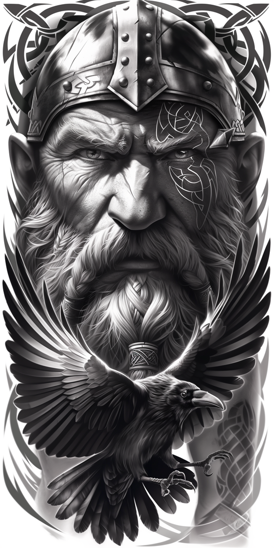 Tatuagem Realismo Black Viking #23