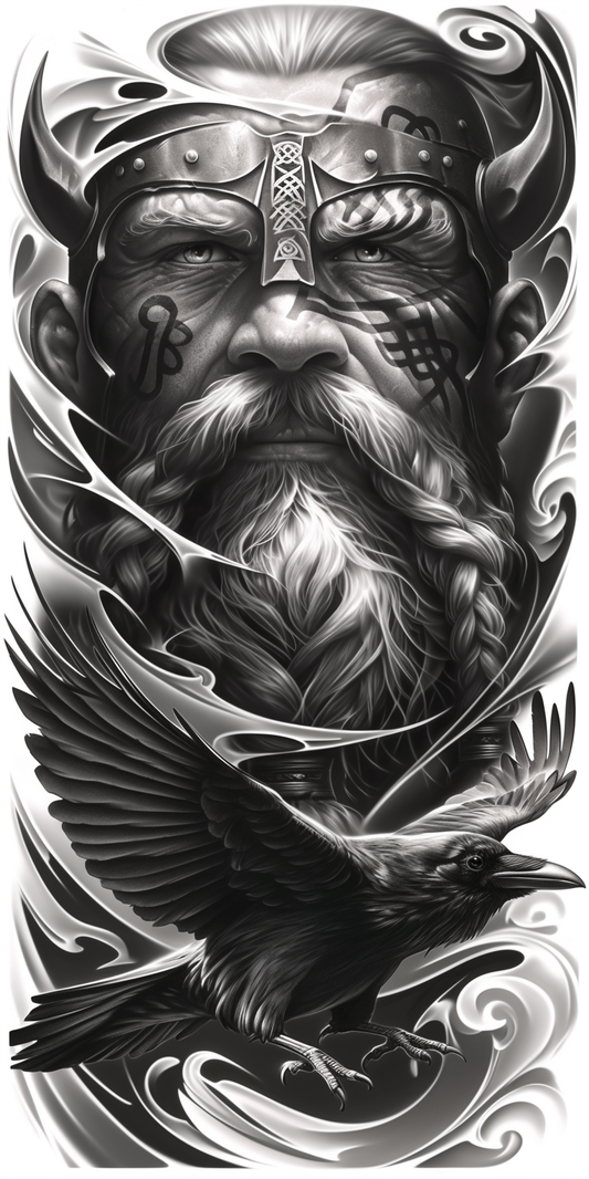 Tatuagem Realismo Black Viking #25