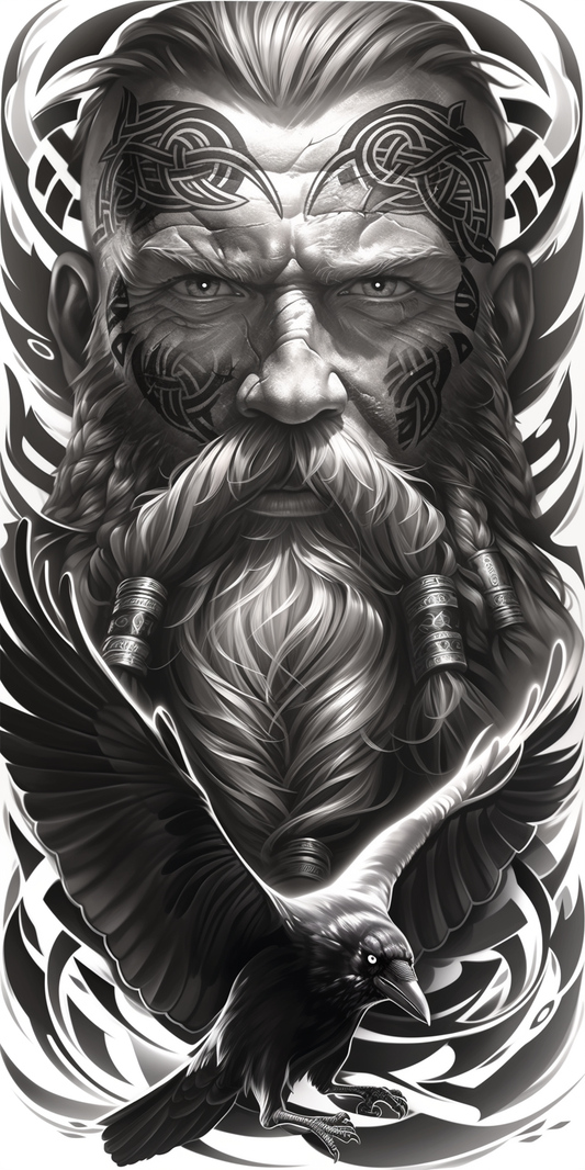 Tatuagem Realismo Black Viking #27