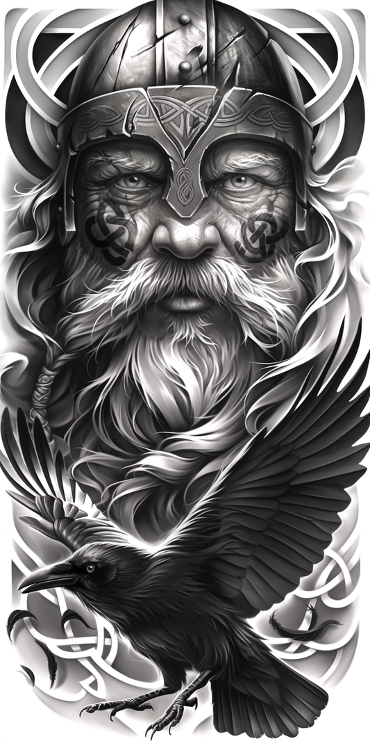 Tatuagem Realismo Black Viking #28