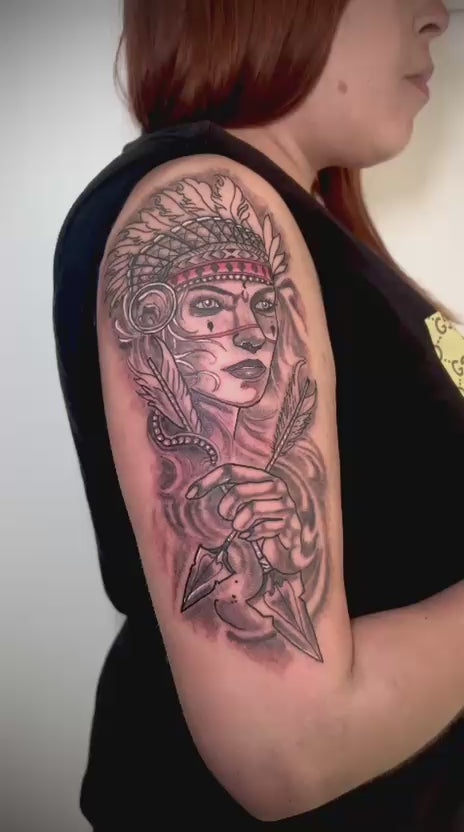 Tatuagem Black Work India